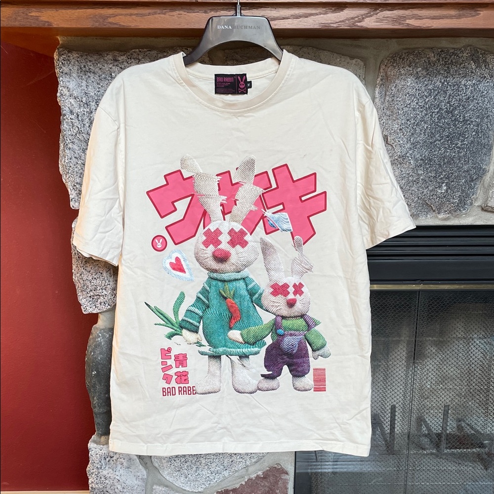 Bad Rabbit  Graphic T-Shirt with Bunny Design